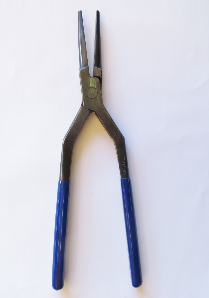 Long Needle Scrolling Forge Tongs